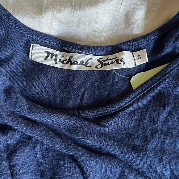 Michael Stars Blue Tank Top Romper with Tassels - Picture 6 of 8